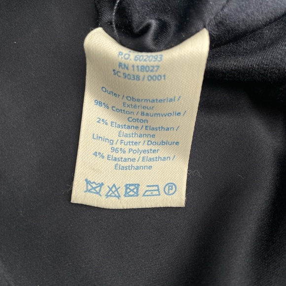 Boden Navy Blue Sheath Dress Size 6 Short Sleeve Work Dress office siren classic - Picture 4 of 8